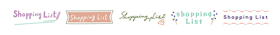 Shopping List(54-792)