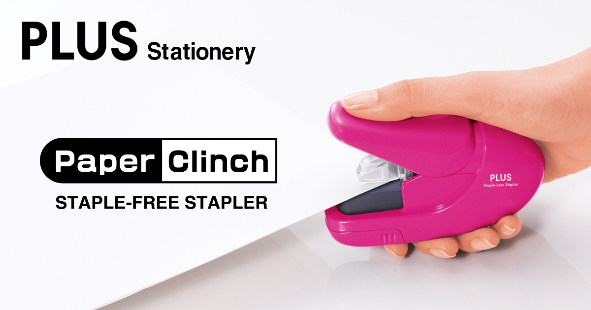 Paper Clinch Staple Free Stapler — Guard Your ID