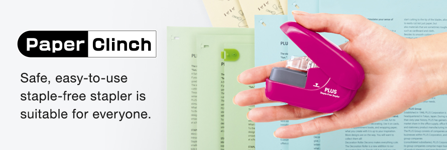 Paper Clinch Staple Free Stapler — Guard Your ID