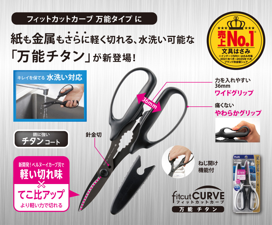 フィットカットカーブ 万能チタン